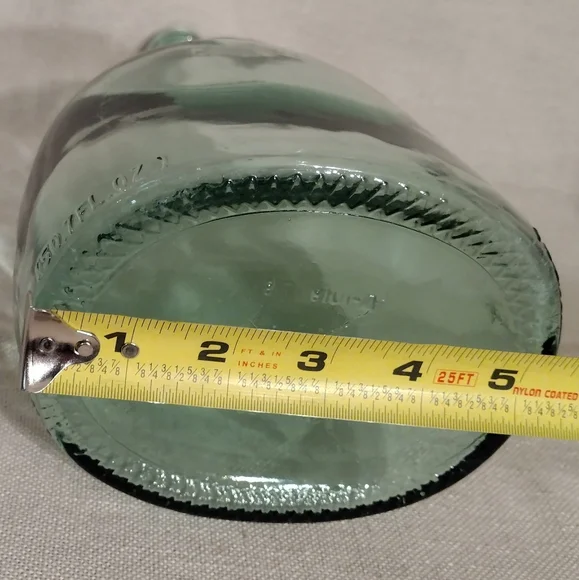 VTG Paul Masson Aqua Green Glass Bottle Embossed Since 1852 - Picture 8 of 9